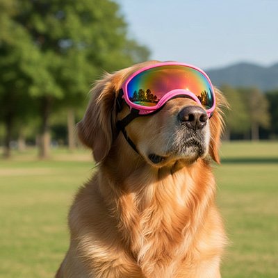Lunette pour chien de style Golden