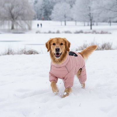 Manteau pour Chien avec pattes rose