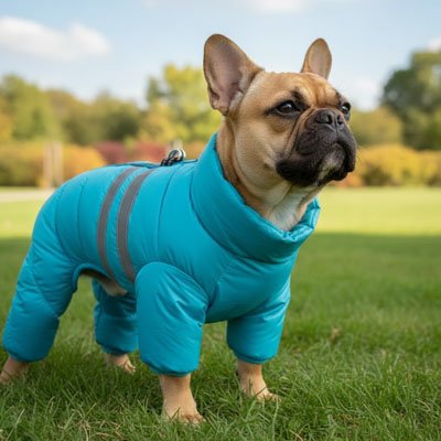 Manteau pour Chien bleu parc