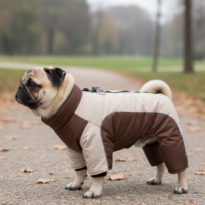 Manteau pour Chien café