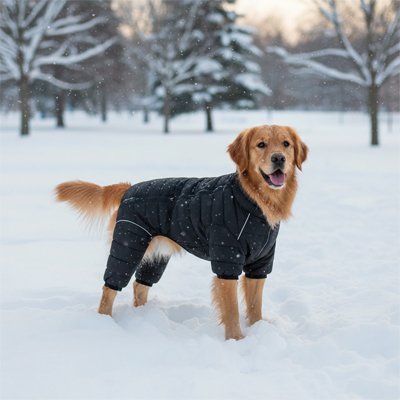 Manteau pour Chien  Golden Noir