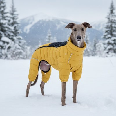 Manteau pour Chien Levrier jaune