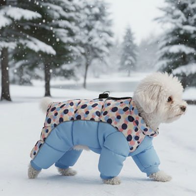 Manteau pour Chien promenade bleu