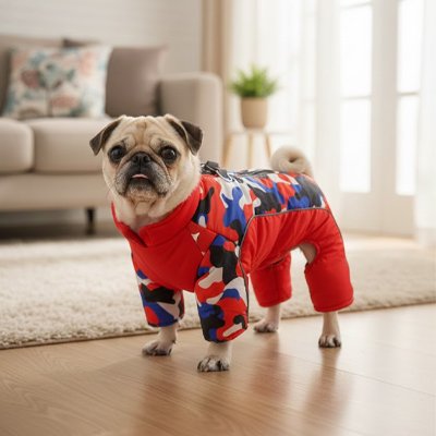 Manteau pour Chien rouge