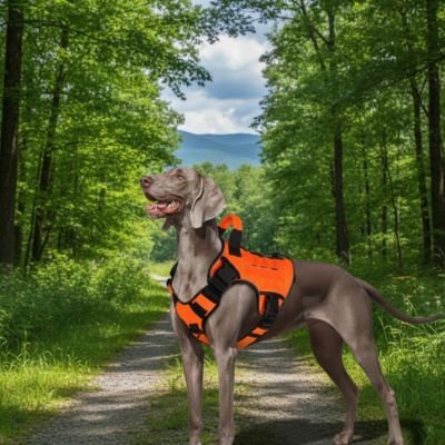 Montagnard-Harnais chien-orange