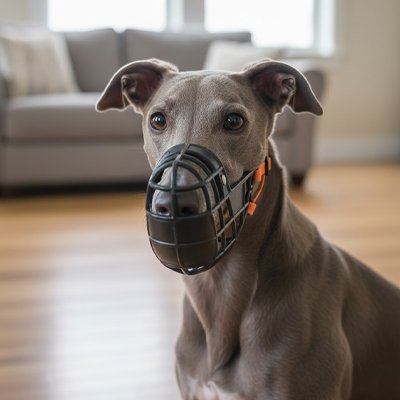 Museliere pour chien​ beau museau noir