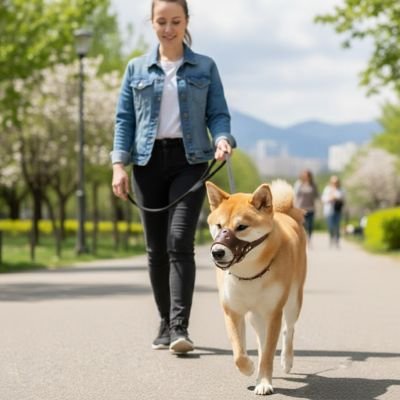 Muselière pour chien​ ChicMus0 shiba inu