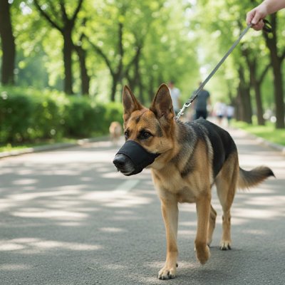 Museliere pour chien​ confort berger allemand