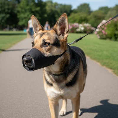 Muselière pour chien​ confort leger berger ballade