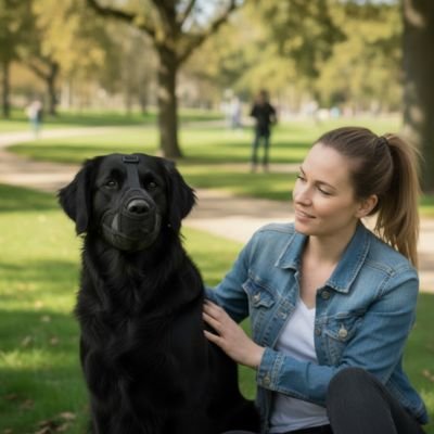 Muselière pour chien​ confort zen gros chien noir
