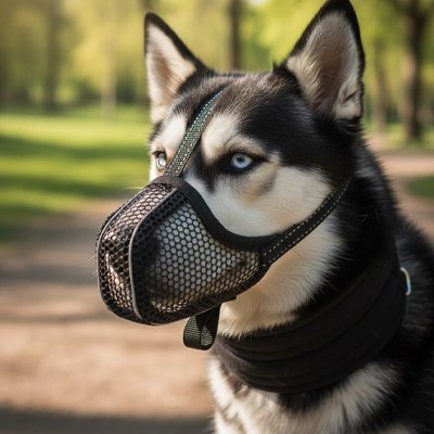 Muselière pour chien​ Husky