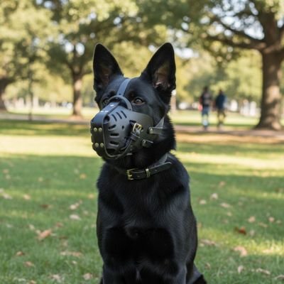 Museliere pour chien​ Maxi-Zen chien noir
