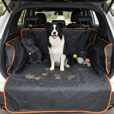 Protection chien voiture vue arriere
