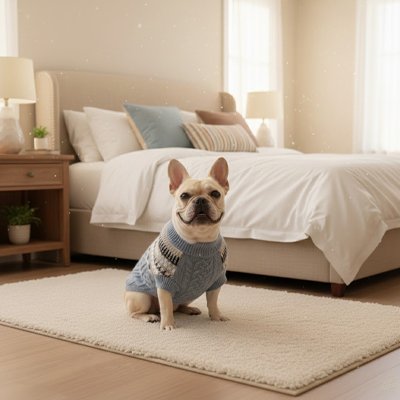 Pull pour Chien gris