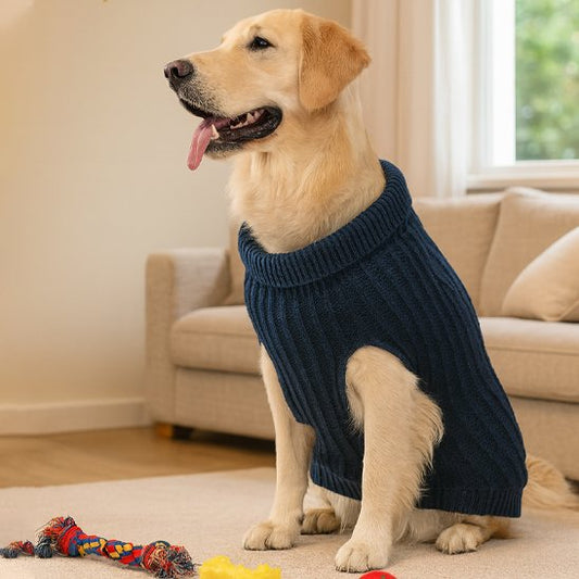 Pull pour chien marine 