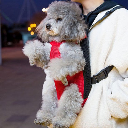 Sac de transport chien rouge
