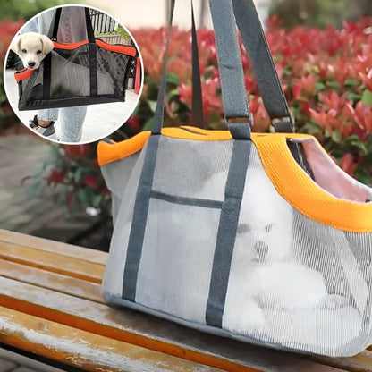 Sac de transport pour chien jaune produit parc