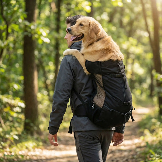 Sac de transport pour Chien grand voyageur en foret
