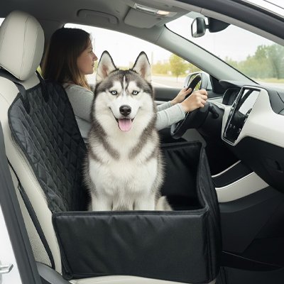 Siege auto pour chien Pro-Tec-Zen malamute
